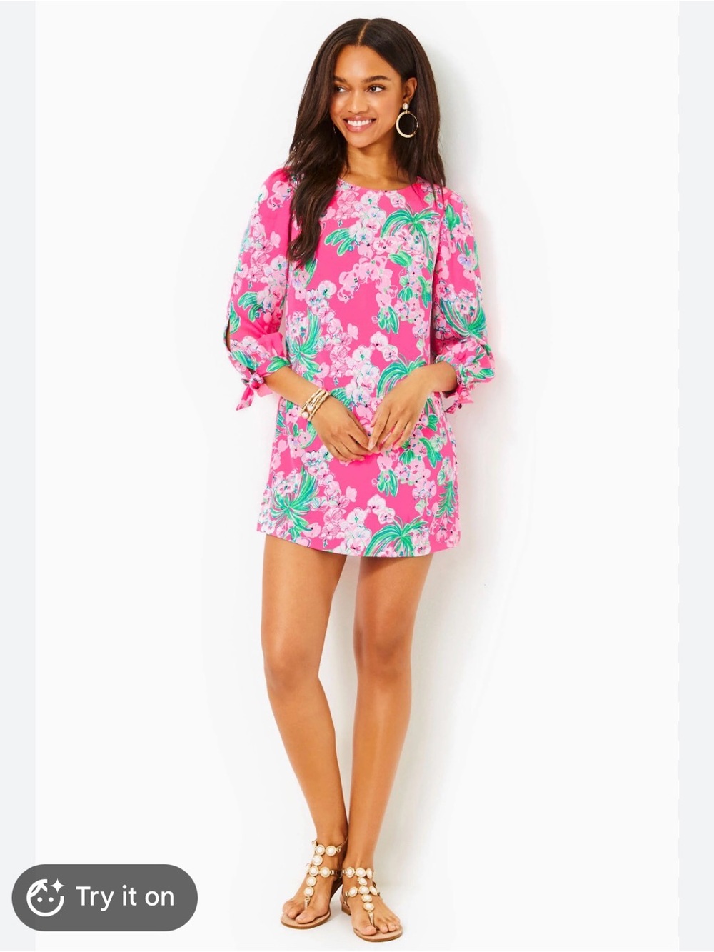 Lilly Pulitzer Maude Long Sleeve Romper Roxie Pink Worth A Look size 8